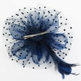 thumbnail image 6 of Ladies Vintage Tea Party Hat Party Prom, Vintage Style Mesh Headdress, Bridal Headpiece, 6 of 8