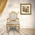 thumbnail image 3 of Goldberger, Jennifer 26x26 Gold Ornate Wood Framed with Double Matting Museum Art Print Titled - Tip Top I, 3 of 4