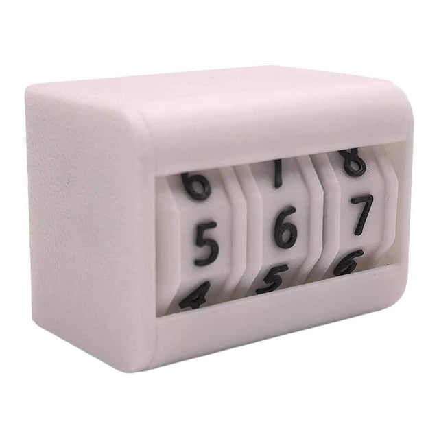 lionlar Life Counter Study Reminder Goal Setting Timer for Board Game Goals Students White