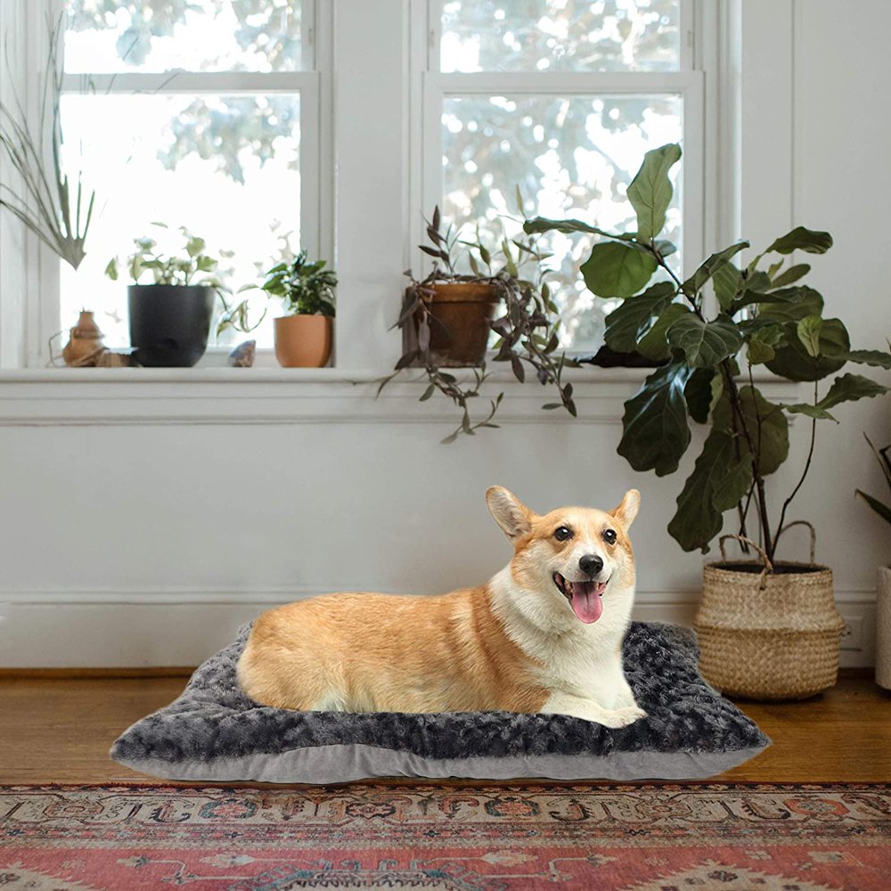 Confote Deluxe Plush Pet Beds Dog Crate Mattress for Large Medium Small