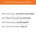 thumbnail image 2 of MAX Advanced Brakes - Rear Brake Kit For 1995-2001 Ford Mustang| Carbon Ceramic Brake Pad and Rotor Kit| Daily Driving Geomet Coated Brake Rotors, 2 of 9