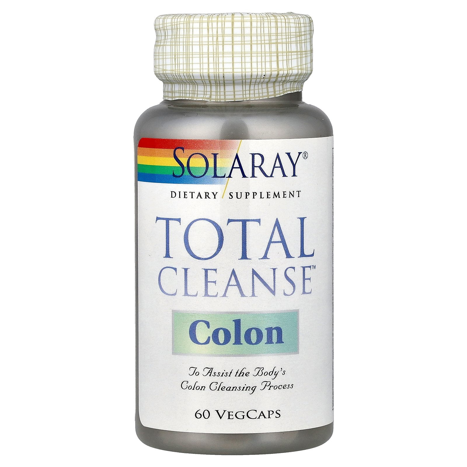 Solaray Total Cleanse, Colon, 60 Vegcaps