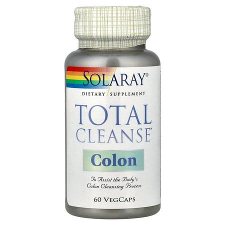 Solaray Total Cleanse, Colon, 60 Vegcaps