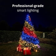 Twinkly Plus Outdoor RGB-W LED String Lights, 1000 Lights, Corded Electric