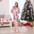 thumbnail image 7 of 1 Piece Adult Onesie Pajamas Cozy & Loose-Fit Sleepsuit Loungewear with Pockets Candy Canes and Christmas Tree Small, 7 of 7