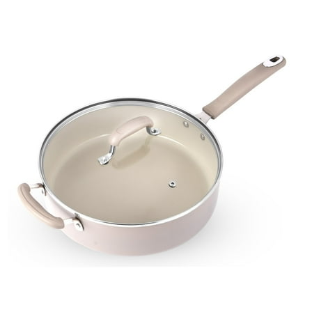 Mainstays 4.7QT Jumbo Cooker with Lid Heavy Gauge Ceramic