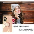 thumbnail image 6 of Compatible with Poco F5 Case Silicone TPU Shockproof Xiaomi Poco F5 Phone Case with Magnetic Ring Kickstand Plating Anti-Scratch Cases (Pink), 6 of 14