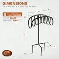 thumbnail image 3 of Liberty Garden LBG-647 Decorative Steel Manger Garden Hose Storage Stand, 3 of 6