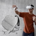 thumbnail image 5 of Compatible avec Oculus Quest 2 et Quest Casque de Jeu Vr et Accessoires de Contrôleur Résistant à la Poussière et aux Chocs, 5 of 5