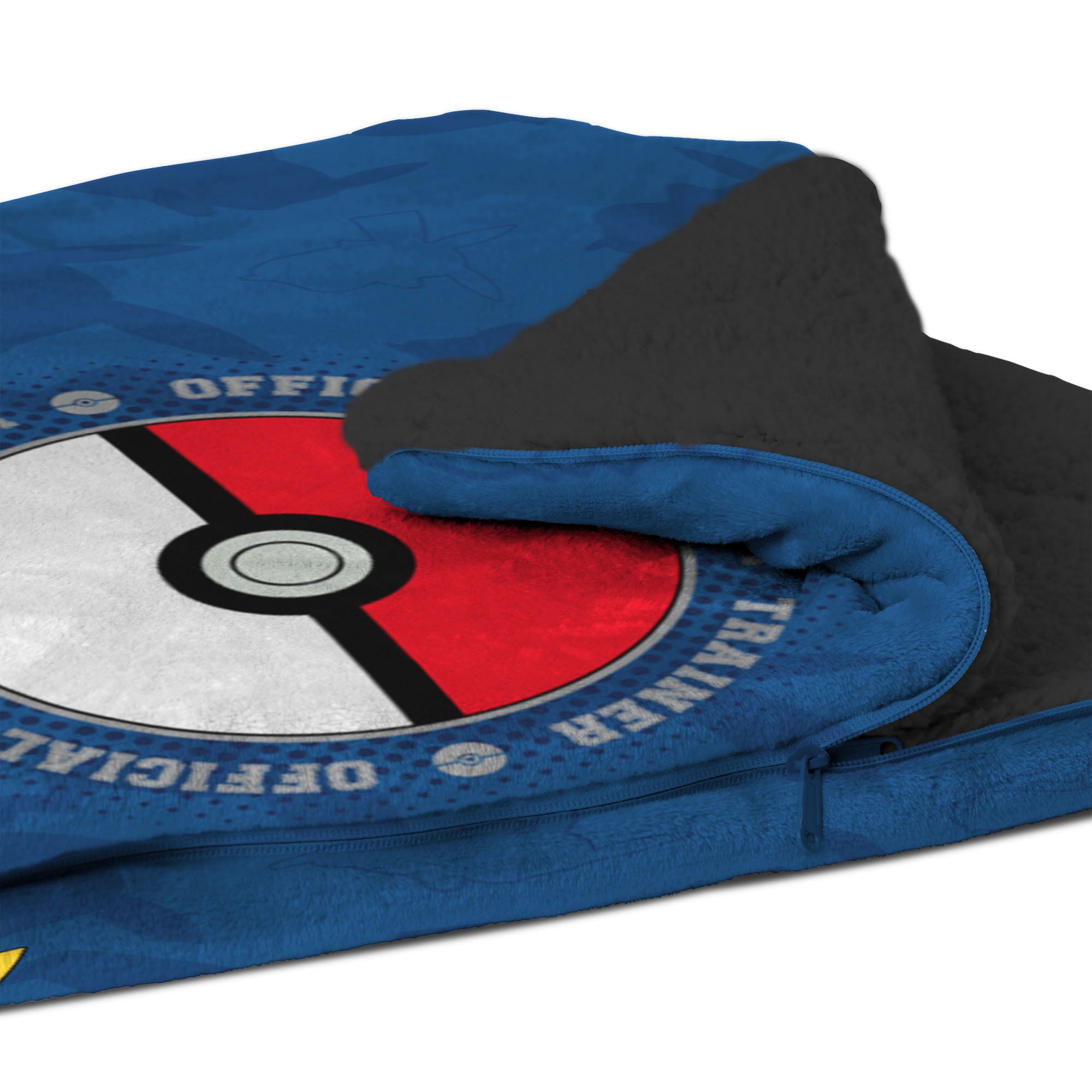 Pokemon Training Center Silk Touch Sherpa Sleeping Bag