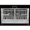 King's Cages C2416 White Double Breeding Cage