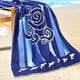 thumbnail image 4 of Toalla de playa de gran tamaño REGALWOVEN, toallas de piscina de secado rápido y ligeras para viajes, deportes, camping, patrón oceánico 28" x 56", 4 of 7