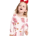 thumbnail image 4 of Strawberry Shortcake Toddler Girls Long Sleeve All Over Print Dress, Sizes 12M-5T, 4 of 6