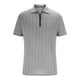 thumbnail image 5 of Blusa de Manga Corta para Hombre Bloque Botones de Color Turndown Collar Superior, Mezcla Transpirable de Rayón Poliéster para Al Aire Libre, 5 of 7