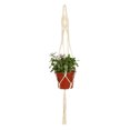 thumbnail image 3 of Macrame Plant Hanger Indoor Outdoor Flower Pot Hanging Planter Basket Cotton Rope 4 Legs 39, 3 of 8