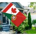 thumbnail image 4 of czcpp-Portuguese Canada Friendship Flag,3x5 FT Portugal Canadian Flag,36x60 Inch Large Digitial Double-Printed Durable 150D Thick Polyester Decorations with 2 Brass Grommet, 4 of 4