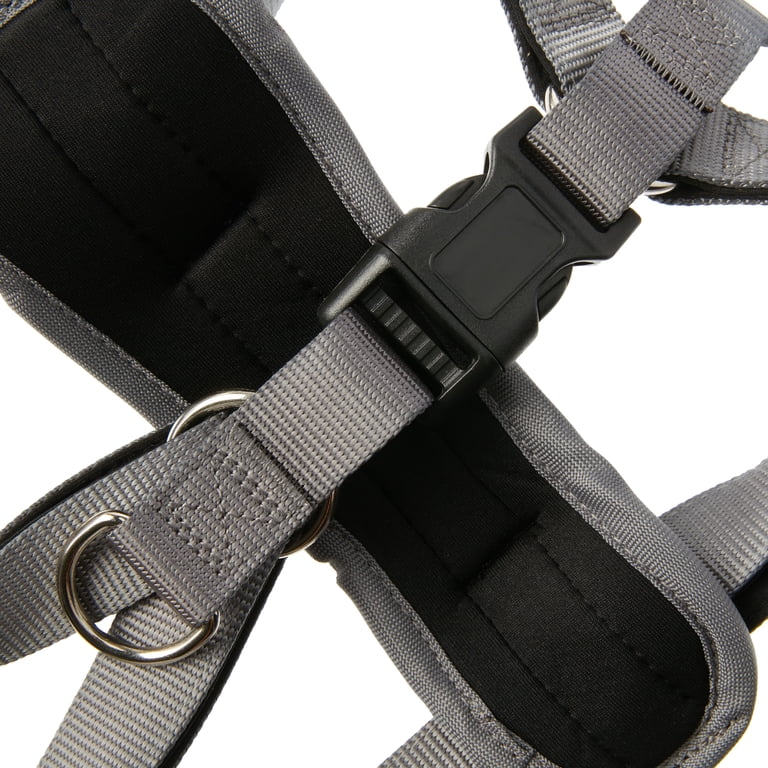 Vibrant Life Gray Polyester Step-in Dog Harness L for Large Dogs