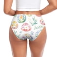 thumbnail image 4 of Women's Underwear Easter Eggs with Floral Hipster Panties Underwear for women, Medium, 4 of 9