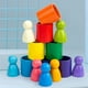 thumbnail image 4 of Juguete Bloques De Construcción De Madera Con Forma De Arco Iris En Forma De Arco Iris Portátil Para Niños EduGatoivos Tempranos Juguetes Jugando Regalos Regalos Arco Iris Conjunto 1111Fourone FN001469, 4 of 7