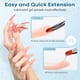 thumbnail image 4 of Kit de gel para extensión de uñas Poly Nail Modelones con solución deslizante 120 ml, 4 of 9