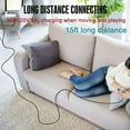 thumbnail image 2 of USB C to USB C Fast Charging Cable 15Ft, 10Gbps USB Type C PD Charging 96W(20V 5A), 4K Video, Compatible with Oculus Quest 2 Link, Gaming Box, 2 of 9