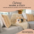 thumbnail image 2 of Best Friends by Sheri Calming Shag Dog Blanket – Ultra Soft Faux Fur Pet Throw, Anxiety-Relief, Lightweight Warm Bed Cover for Dogs and Cats, Machine Washable, Taupe, 30" x 40", 2 of 7