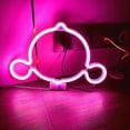 thumbnail image 2 of Monkey Neon Sign Neon Lights Lámpara de mesa por USB Night Light Gift Luces decorativas para el hogar Holiday Hallway Desk Ornament , Rosado, 2 of 6