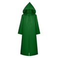 thumbnail image 2 of YanHoo Long Hooded Cloak for Adult Men Medieval Robe Women Cape Halloween Cloak Costume Party Outfit, 2 of 7