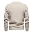 thumbnail image 3 of uikmnh Fall Sweater Winter New Solid Color Pullover Sweater Half Neck Casual Base Knit Sweater, 3 of 4