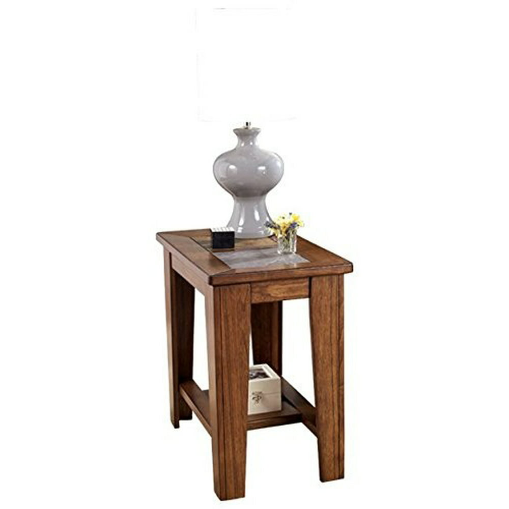 Ashley Furniture Signature Design - Toscana Rustic Chair Side End Table ...