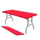 thumbnail image 4 of Manteles, cubierta para mesa de picnic, cubierta de mesa de spandex, mantel de picnic, mantel elástico para mesa rectangular de 8 x 2,5 pies, mantel de patio estirable y lavable para exteriores., 4 of 4