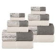 thumbnail image 3 of Superior Lodie Cotton 12 Piece Towel Set, White-White, 3 of 10
