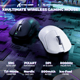 thumbnail image 3 of ATTACK SHARK X8 Ultimate Wireless Gaming Mouse,55g Ultra-Lightweight BT/2.4GHz Wirelss/Wired Mouse,8K Polling Rate,PixArt PAW3950MAX Sensor,42000 DPI,800mAh Battery,Gamer Mice for PC/Win/Mac, 3 of 10