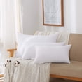 thumbnail image 3 of Acanva 16x26 Pillow Insert Set of 2 | Soft Throw Pillow Inserts with Microfiber Filled | Great Back &amp; Lumbar Support Decorative Pillows Cushion with Smooth Cover for Sofa Bed Couch &am, 3 of 6
