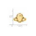 thumbnail image 5 of Solid 14k Yellow Gold Diamond ladies Ring Band Size 5.5, 5 of 6