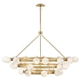 thumbnail image 5 of Fredrick Ramond Fr41908 Selene 36 Light 60" Wide Ring Chandelier - Black, 5 of 7