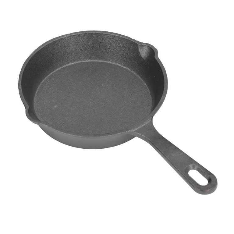 EOTVIA 14CM Diameter Cast Iron Mini Frying Pan Flat Bottomed Non Stick  Frying Pan For Household Kitchen,Non Stick Frying Pan,Mini Frying Pan 