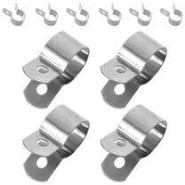 GETAJGHSD 10Pcs Pipe Clamps U Shape for Heavy Duty Pipe Clips Outdoor Use 3.00X2.20X1.20In
