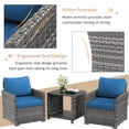 thumbnail image 6 of AECOJOY 7 Pieces Outdoor Furniture Set with Two Storage Boxes, Rattan Wicker Sectional Sofa Couch Patio Conversation Set, Dark Blue, 6 of 8
