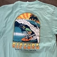 thumbnail image 4 of Rip Curl AQUA Men's Shacked Cotton Graphic Tee, US Small, 4 of 4