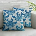 thumbnail image 3 of Leisuo  Throw Pillow Case Sea Turtle Seamless Pattern,Decorative Home Cushion Cover Home Rectangle Pillowcases, 3 of 5