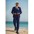 thumbnail image 6 of COOFANDY Men's 3 Piece Suits Classic Fit 2 Button Dress Suits Tuxedo Jacket Blazer for Wedding Business Dinner Prom, 6 of 7