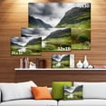 thumbnail image 3 of Valley Of Glencoe en Vert - Impression sur Toile Paysage, 3 of 4