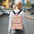 thumbnail image 7 of FORMRS Mini Backpack Purse for Women Travel Daypack Casual Shoulder Bag, Beige Stars, 7 of 7