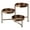 Bronze, variant on Kate and Laurel Finn Modern Tri-Level Plant Stand, 7.25 x 7.25 x 10, Gold, Indoor Multi-Tiered Plant Stand for Tabletop