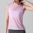 thumbnail image 6 of Open Back Workout Tops for Women Lightweight Backless Sleeveless Tank Top Yoga Athletic Gym Base Tee Shirt (S, Pink), 6 of 6