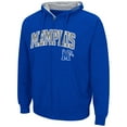 thumbnail image 2 of Men's Colosseum Royal Memphis Tigers Arch & Logo 3.0 Full-Zip Hoodie, 2 of 3
