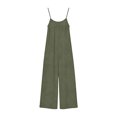 thumbnail image 6 of Open Back Jumpsuits for Women Sleeveless Adjust Spaghetti Strap Jumpsuit Boho Wide Leg Rompers with Pocket Loose Fit Full Length Jumpsuits 2026 Summer Outfits Beach Vacation Clothes, 6 of 6