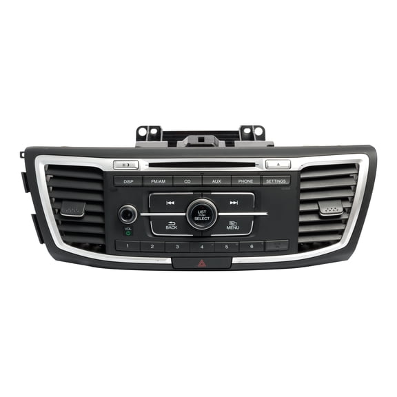 Restored 2013-2015 Honda Accord AM FM Radio Single Disc CD MP3 Player 39100-T2A-A202 3BA2 (Refurbished)