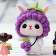 thumbnail image 1 of EGNMCR Cute Rabbit Pattern DIY Poke Wool Felts Production Package, Christmas Gifts for Kids, 1 of 5